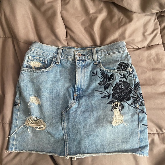 Rag & Bone Denim Skirt - Picture 2 of 5